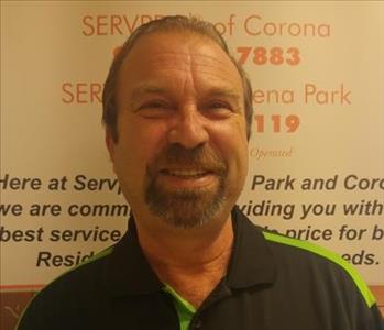 Eduardo Polizzo, team member at SERVPRO of Corona