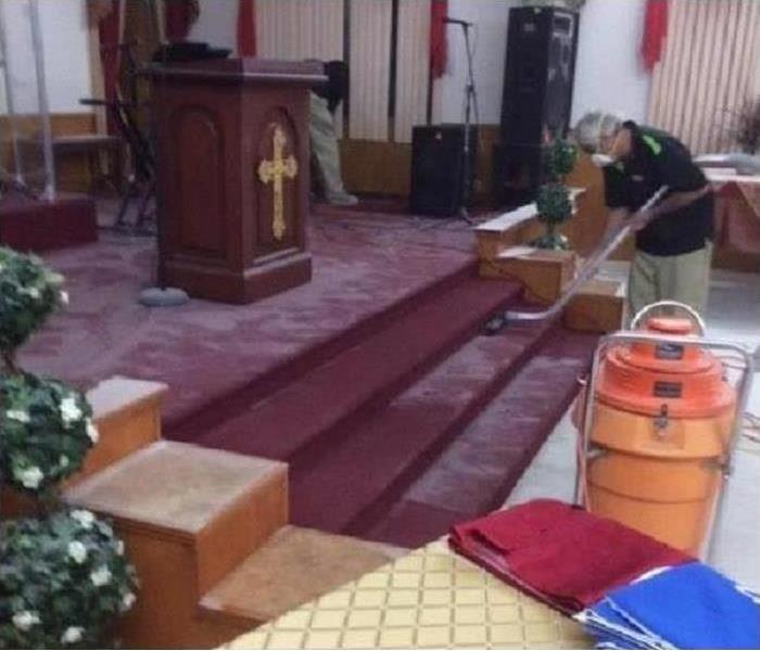 Church Clean Up after Vandalism